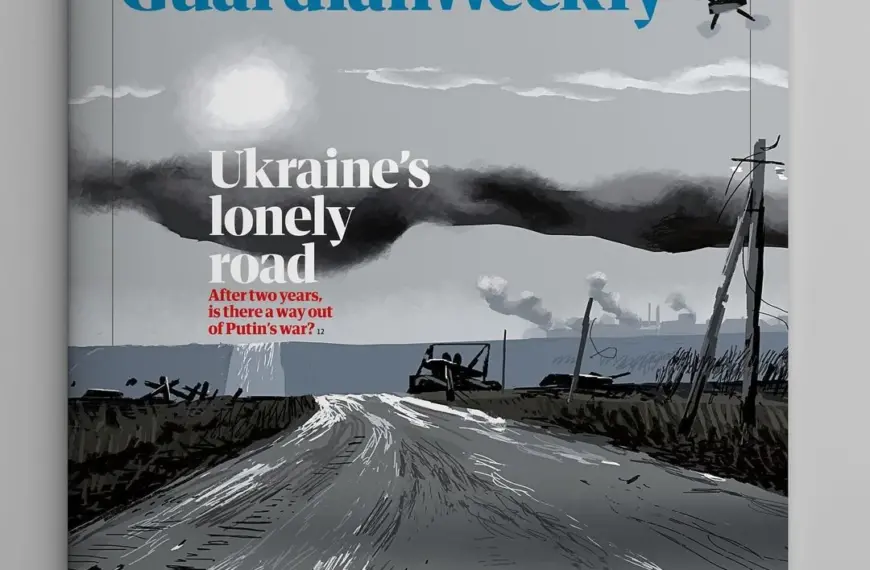 Два роки великої війни: Сергій Майдуков створив обкладинку для The Guardian Weekly