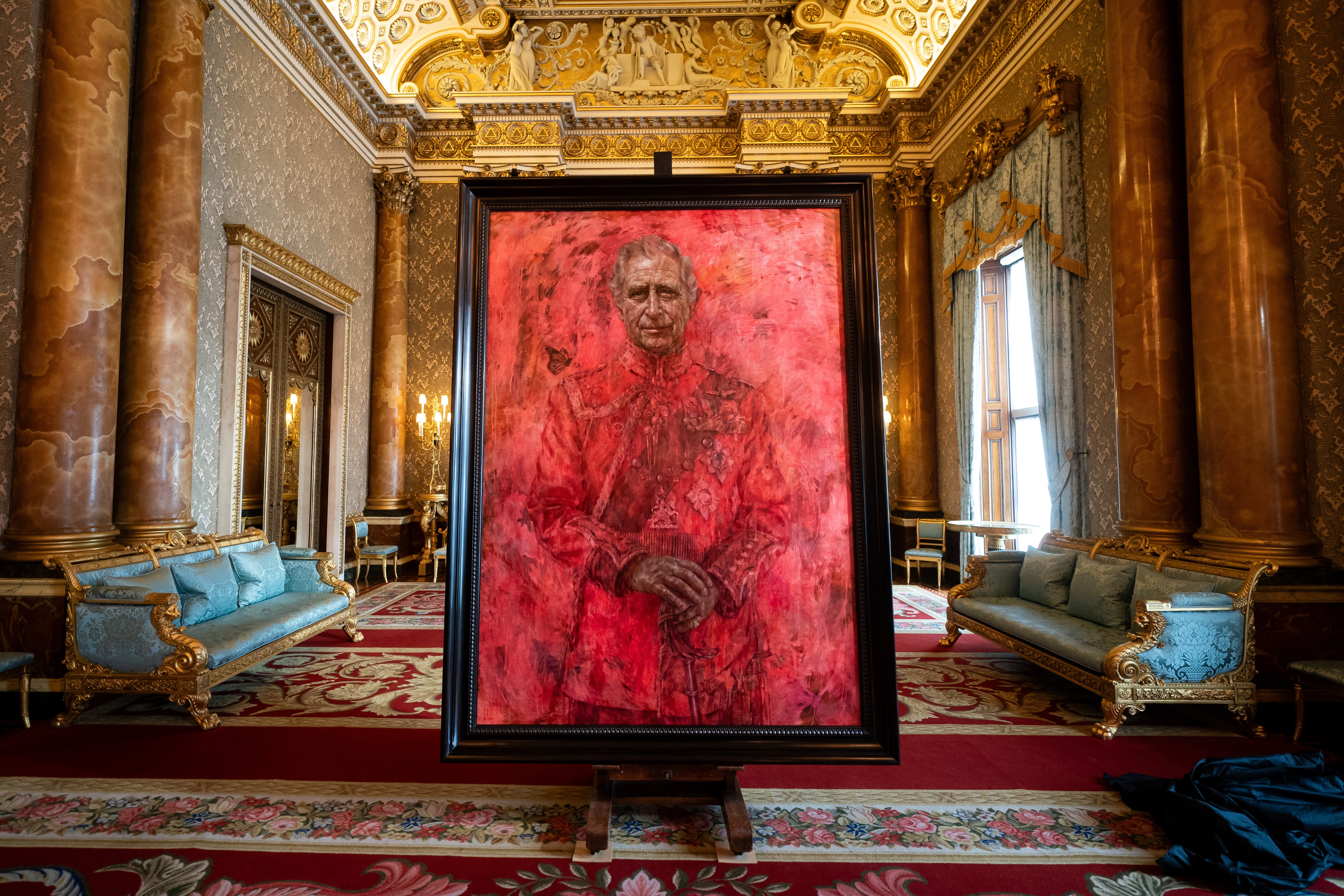Портрет короля Чарльза ІІІ, художник Джонатан Єо. Photo: Getty Images1