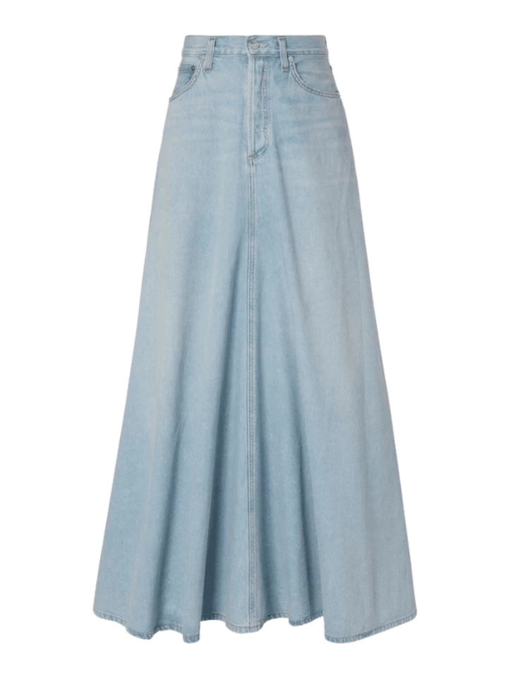 4 наймодніші максіспідниці з деніму, які бездоганно доповнять ваш стиль4