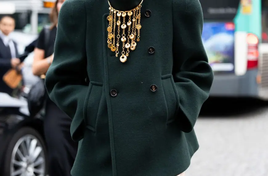 Кольє поверх верхнього одягу – головна модна тенденція, яку варто опробувати цієї осені