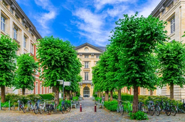 College De Valk of KU Leuven Katholieke Universiteit Leuven Католицький дослідницький університет будівлі в історичному центрі міста Левен, Фламандський регіон, провінція Фламандський Брабант, Бельгія