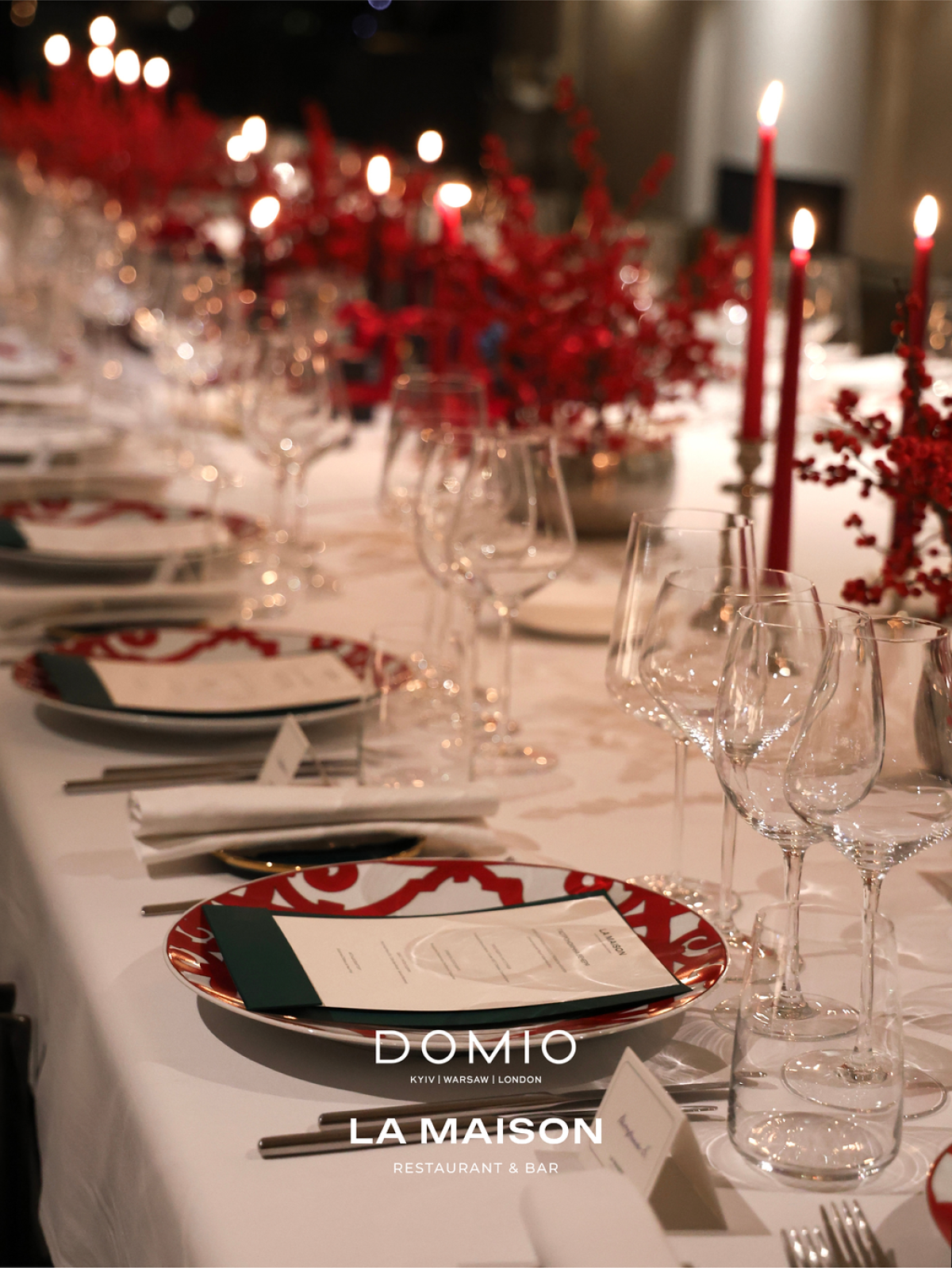 Спогади з затишного різдвяного святкування Domio в La Maison.