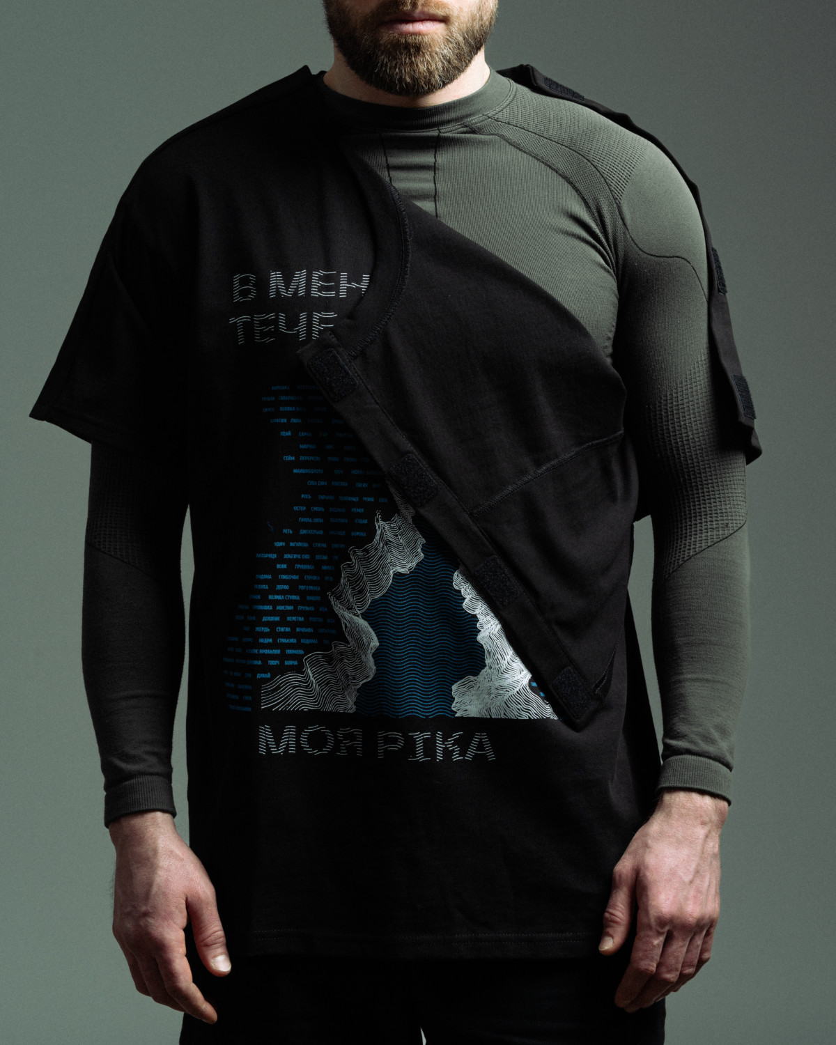 Акція дня: набір патріотичних футболок "В мені пульсує моя річка", серед яких є інклюзивна.
1