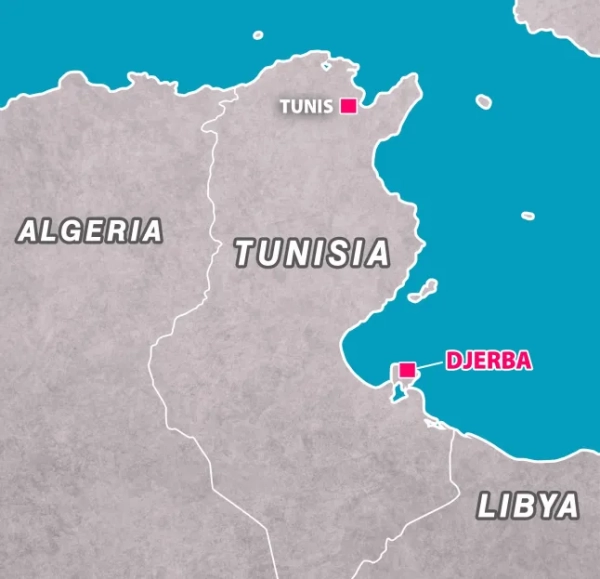 Карта локатора METRO GRAPHIS Джерба, Туніс