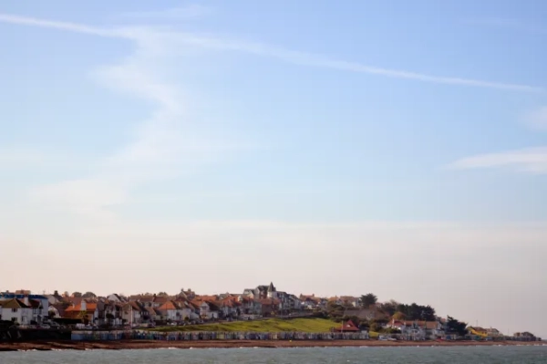 Пляжні хатини затоки Херн з пірсу