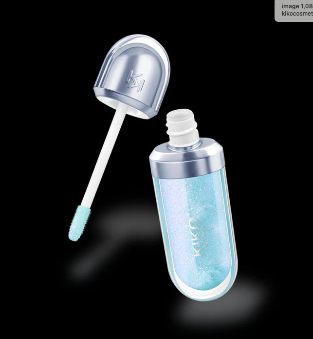 Блиск для губ 3d Hydra Lip Gloss &ndash; Limited Edition, відтінок 51 Frozen Light Blue, Kiko Milano2