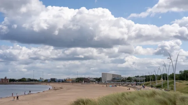 Пляж Літтлхейвен у Саут-Шилдс, Велика Британія.