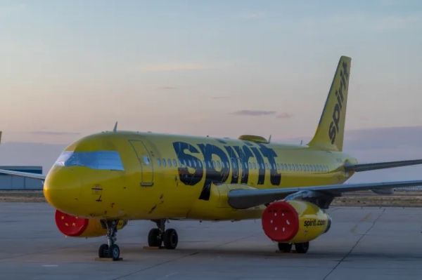Літак авіакомпанії Spirit Airlines приземлився.