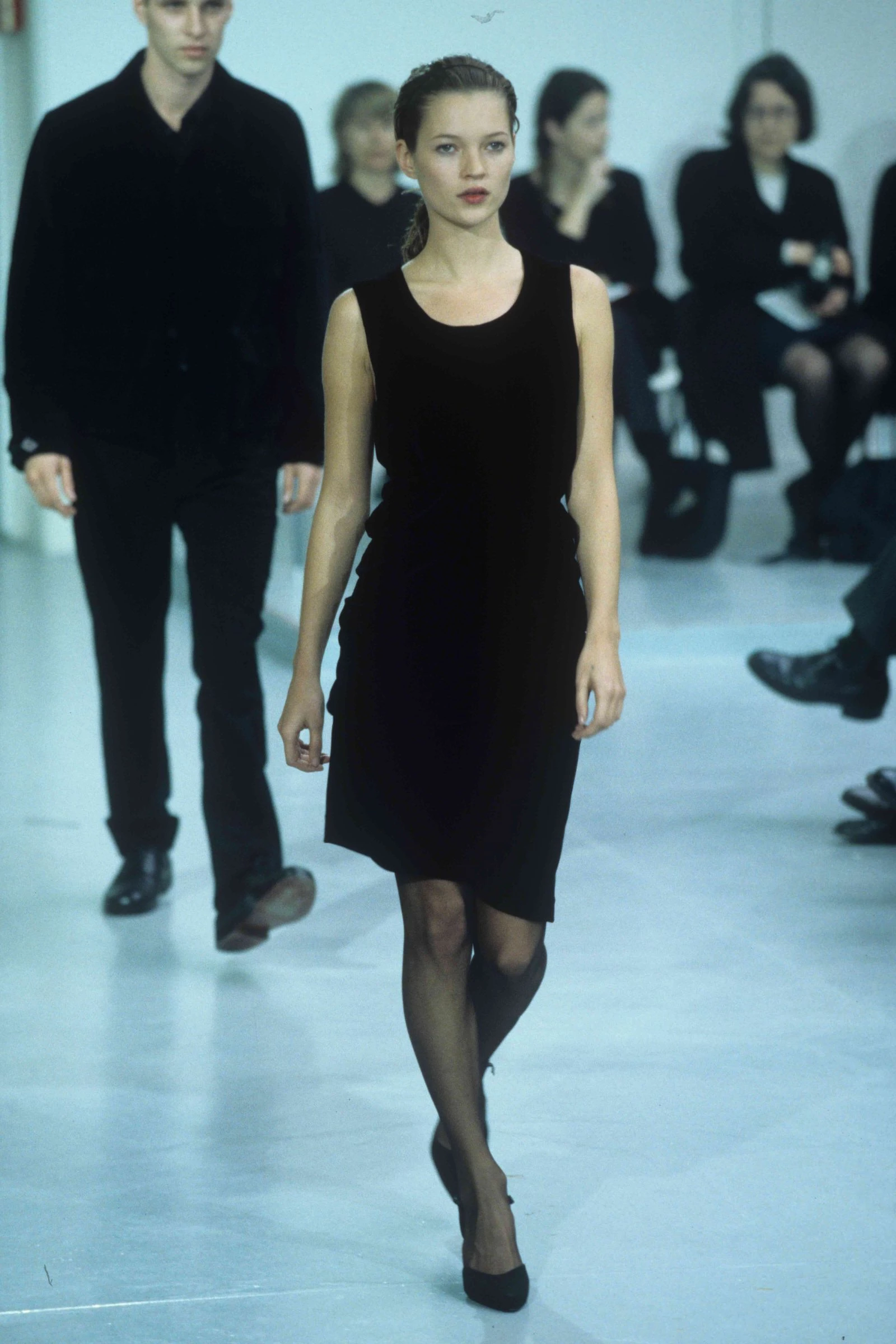 Kate Moss at Helmut Lang show, Autumn-Winter 1997/19980