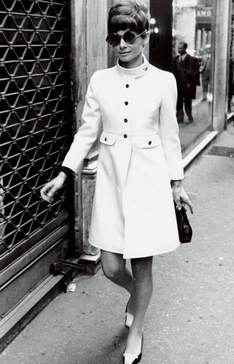 Одрі Гепберн у Valentino, 1968 рік2