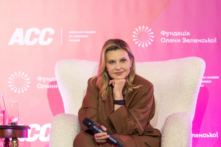 "Людська міць": Олена Зеленська звернулася до присутніх на події Американської торговельної палати в Україні6