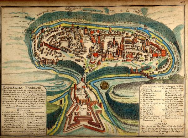 План Кам’янця-Подільського 1691 року