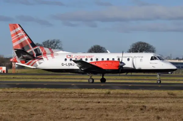 Літак LOGANAIR SAAB SF-340B G-LGNJ.