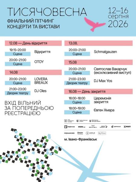 Тисячовесна" розпочала публічні пітчинги 5
