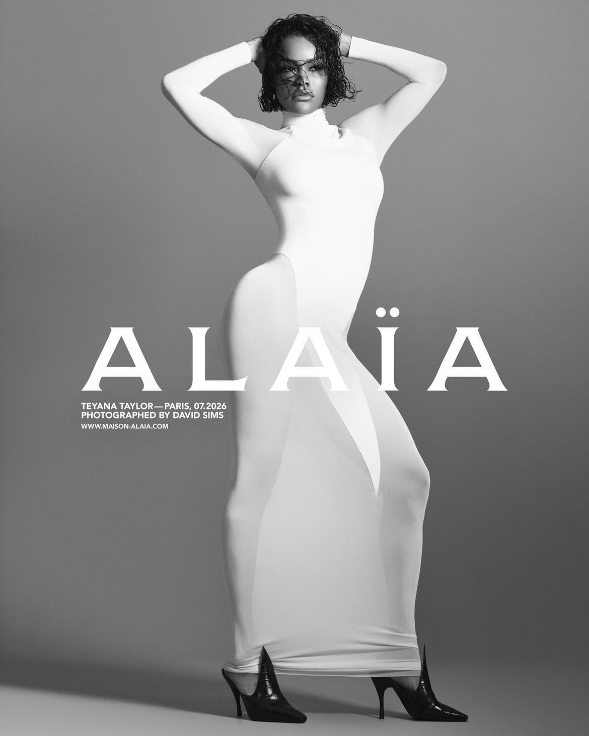 Теяна Тейлор уособлює нову кампанію Alaïa 10 Теяна Тейлор стала обличчям нової рекламної кампанії Alaïa3