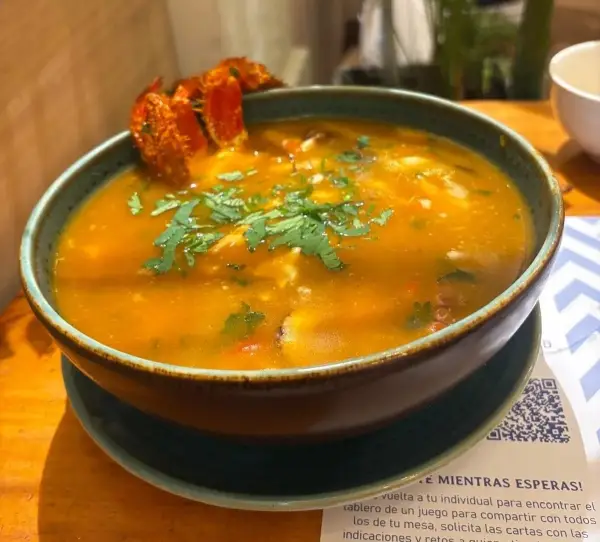 Seafood soup is a staple in Punto Azul (Picture: Adam Miller)