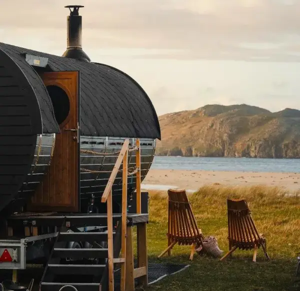 Шотландська сауна з найкращими краєвидами Британії 16 Stargaze in this coastal sauna with views across the Atlantic ? for just X picture: Saltbox Sauna