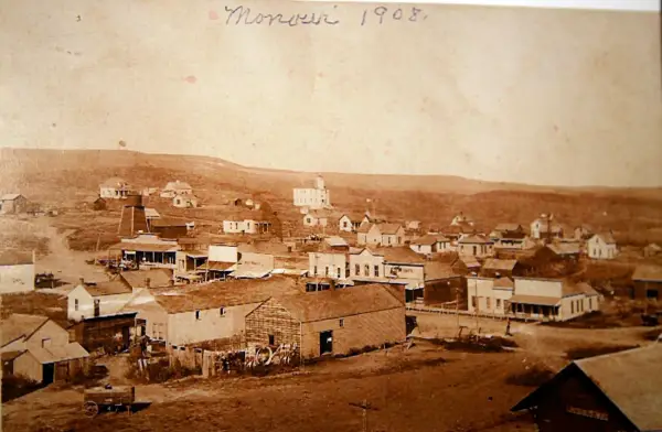 Monowi: американське село, де живе одна людина 13 A 1908 photo of the village of Monowi, Nebraska is seen April 28, 2011. The town now has only a half dozen structures still standing and most of them are collapsing. Monowi is down to only one resident making it the only incorporated town, village or city in the United States with only one resident. REUTERS/Rick Wilking (UNITED STATES)