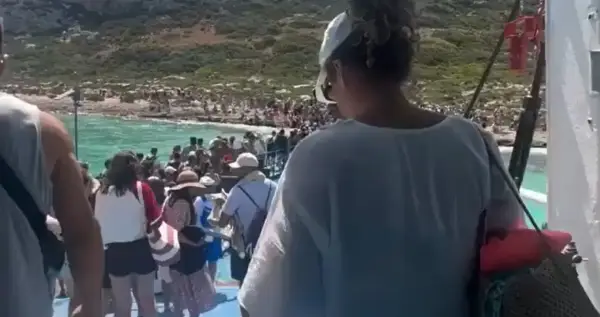 Unclrd grabs - paradise beach becomes hell on earth