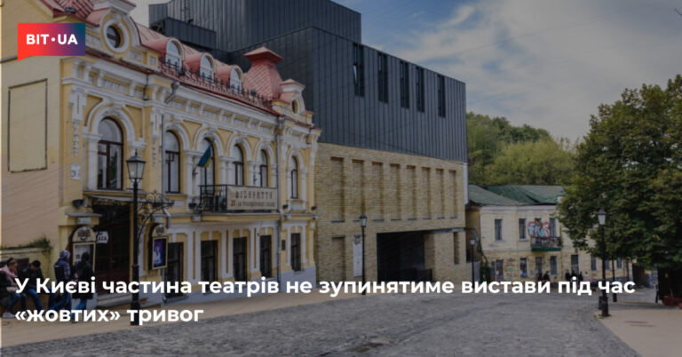 Київські театри показуватимуть вистави під час "жовтих" тривог 5