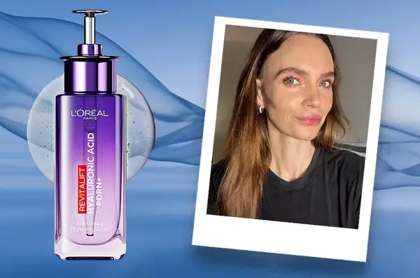 I tried L'Oréal Paris's new PDRN serum and my skin looked glossier after one use