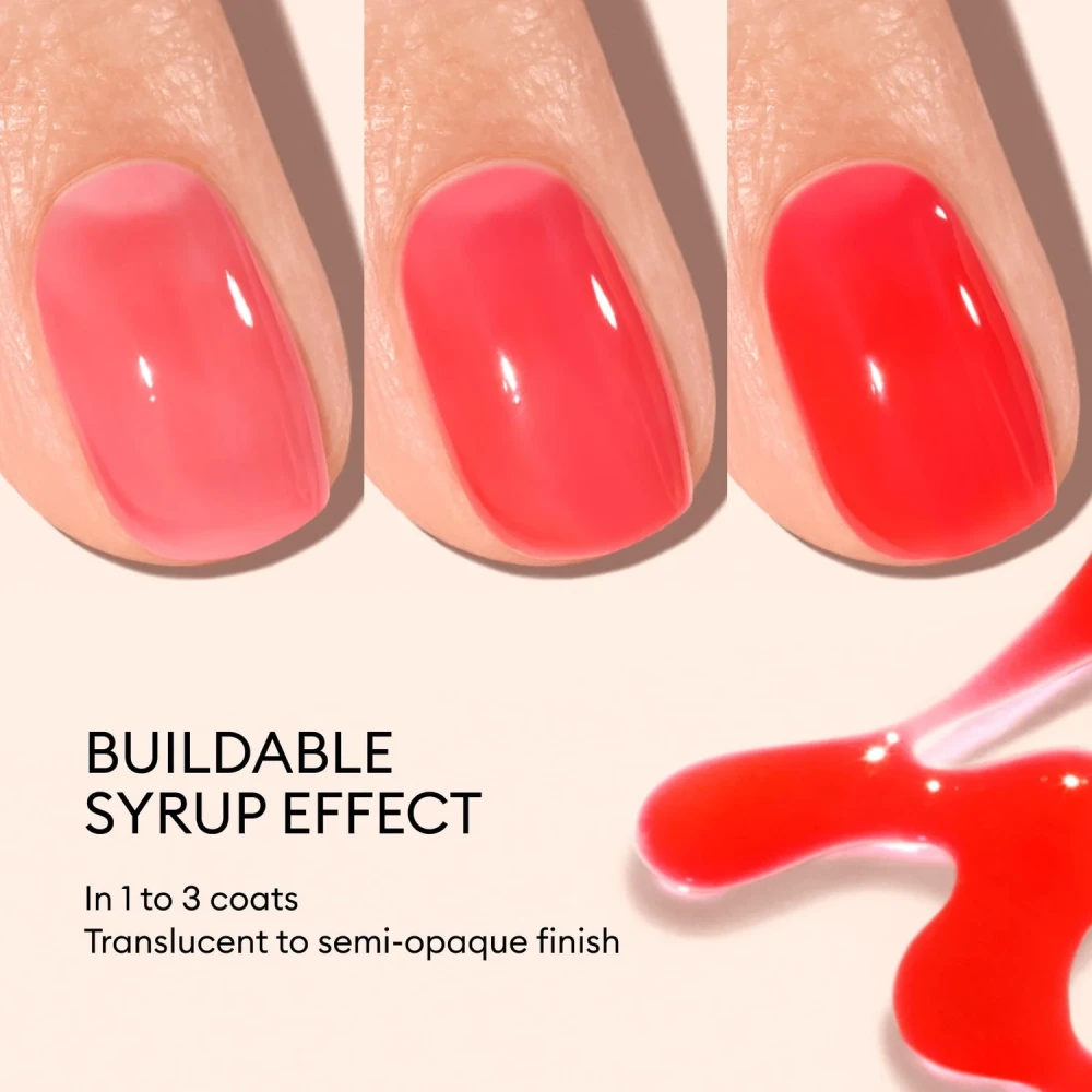 Осінній варіант манікюру jelly nails, який є трендом сезону8